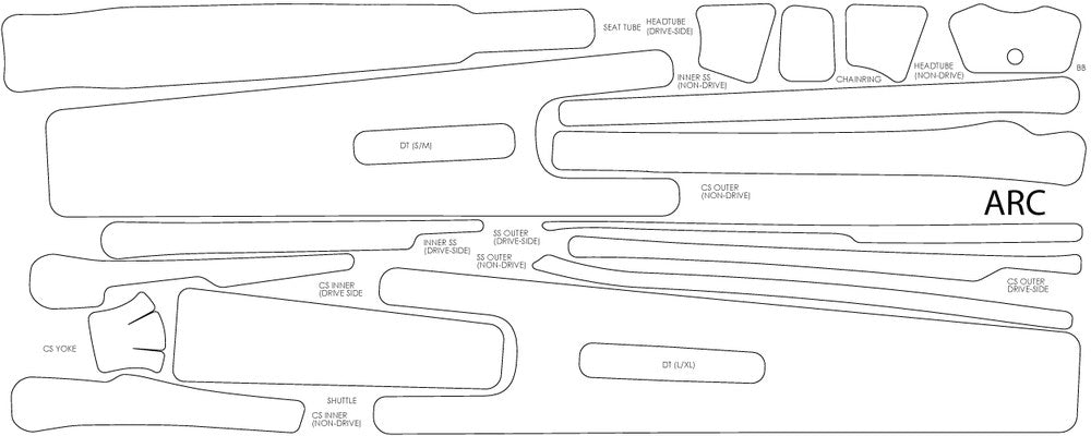 ARC FRAME PROTECTOR SHEET GEN 2 - GLOSS