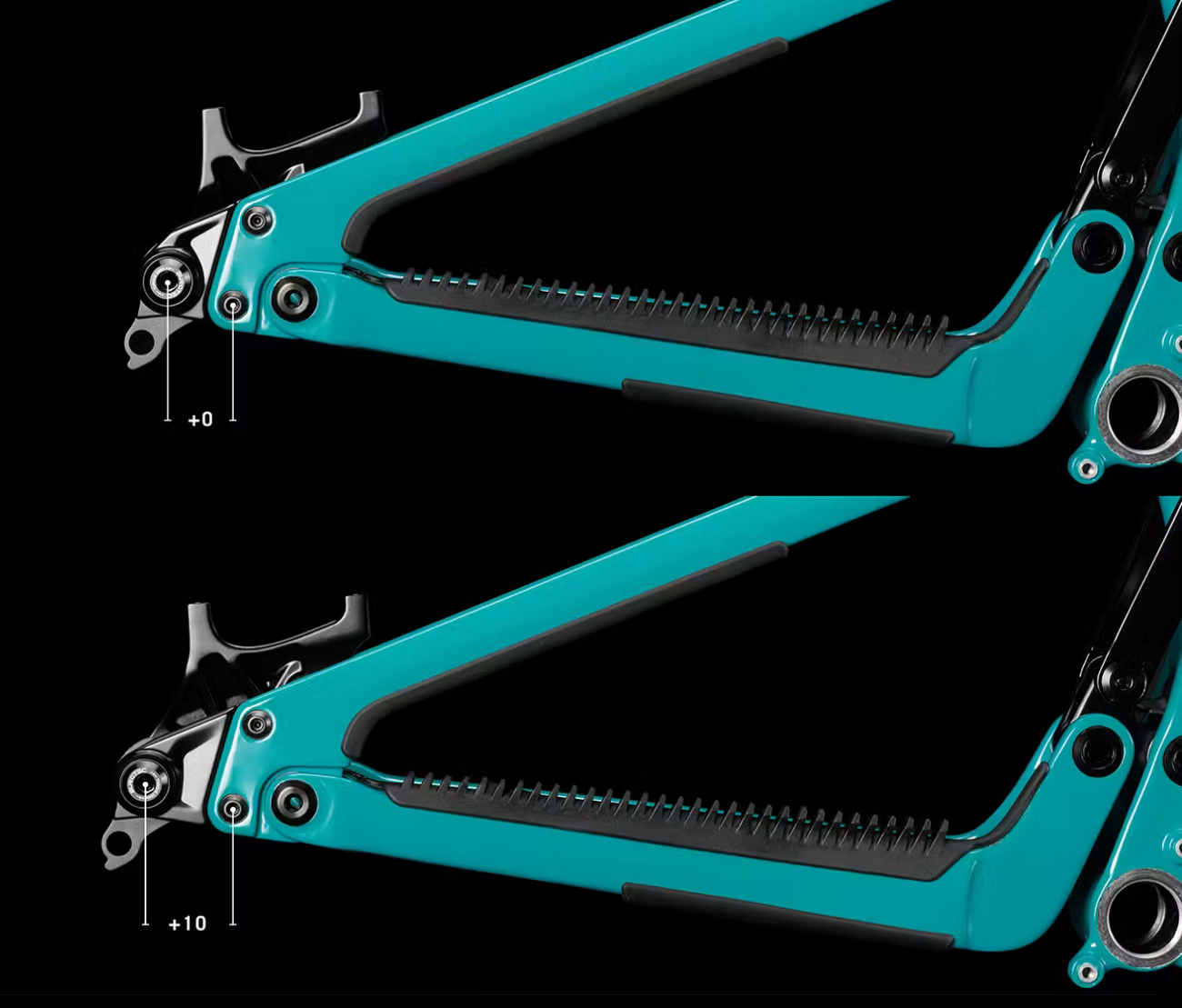 LONGER, SIZE-SPECIFIC MODULAR DROPOUTS.